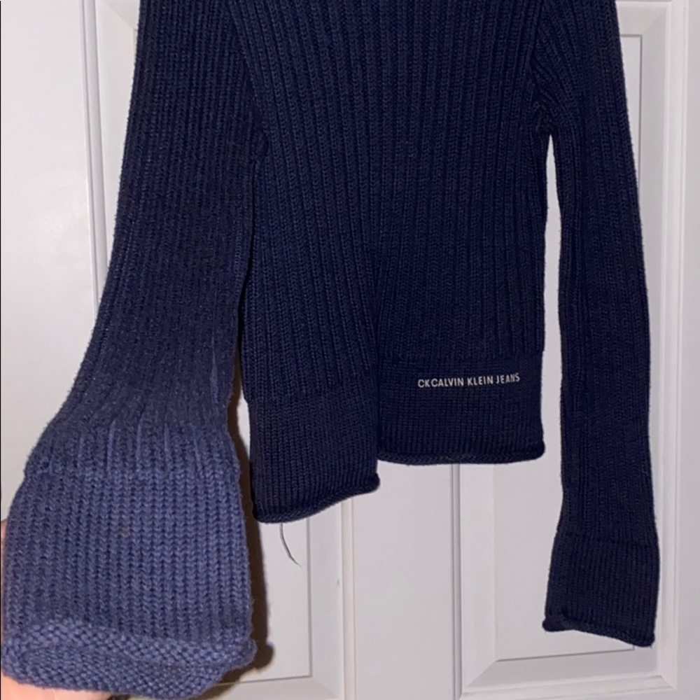 Vintage Calvin Klein floppy turtle neck